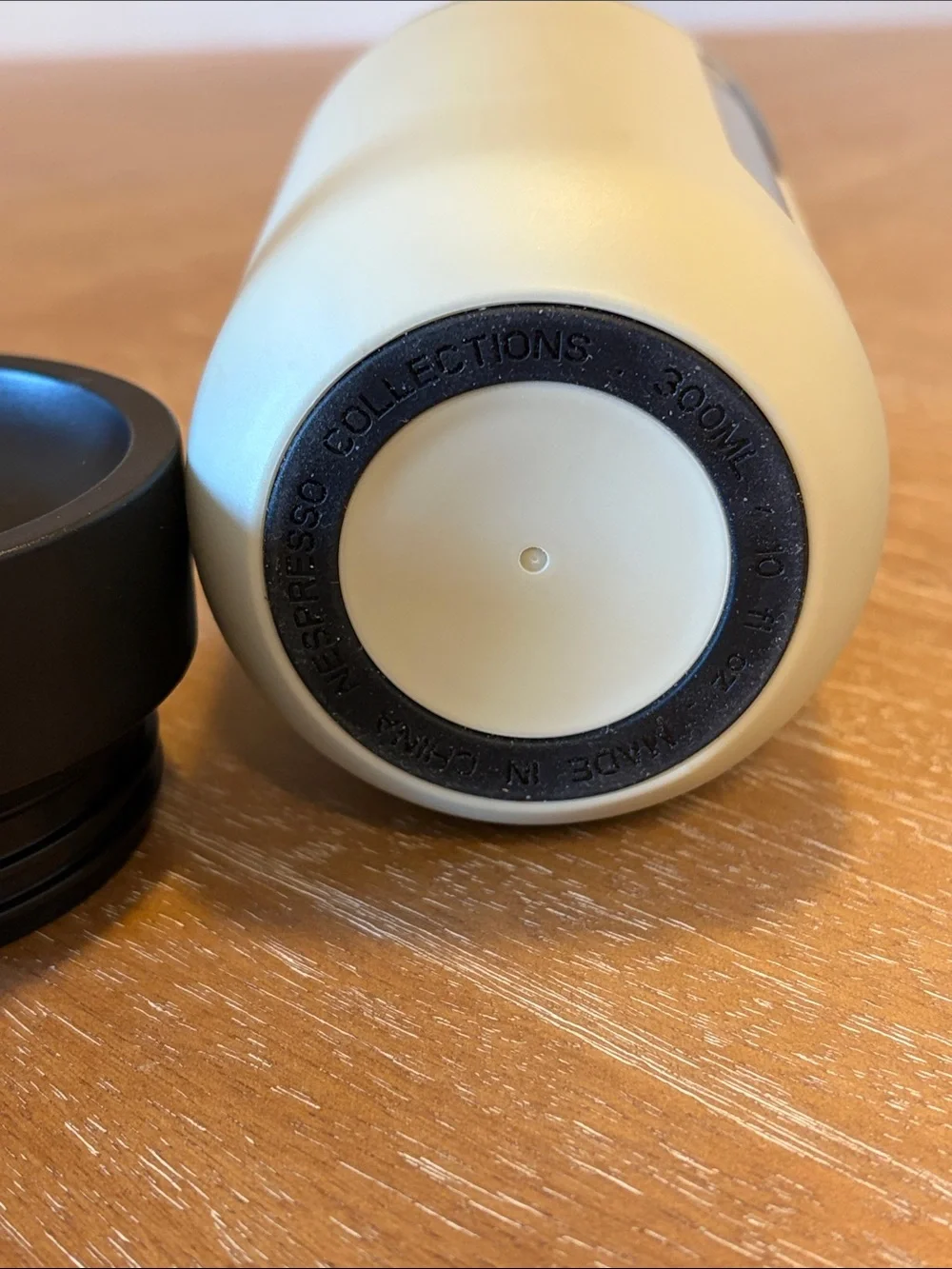 Nespresso Pistachio Green Travel Tumbler with Black Lid